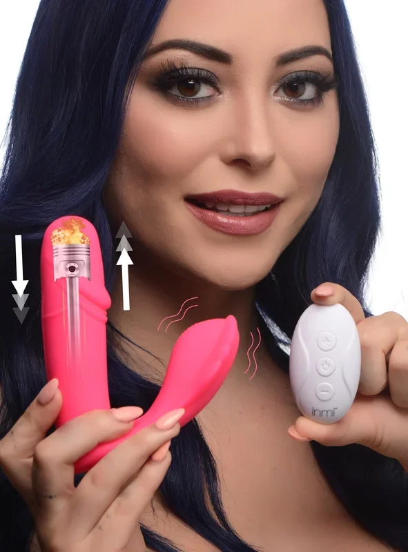 Shegasm Thumping Vibe W/remote Pink