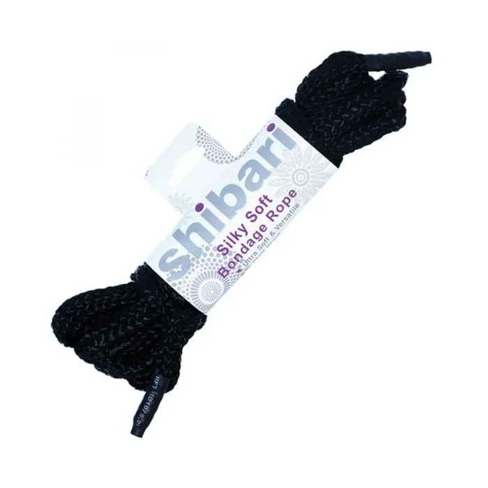 Shibari Silky Soft Bondage Rope 5 Meters – Black