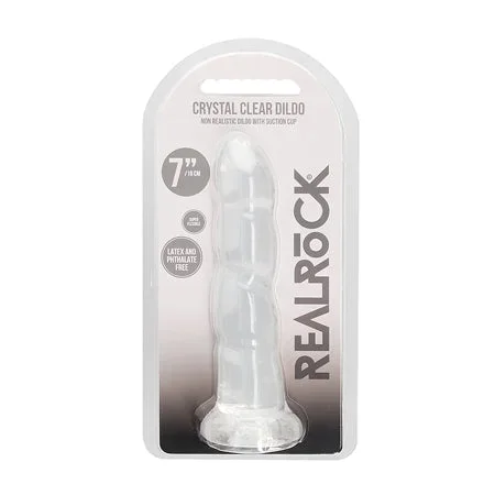 Shots RealRock Crystal Clear 7′ Dildo – Transparent