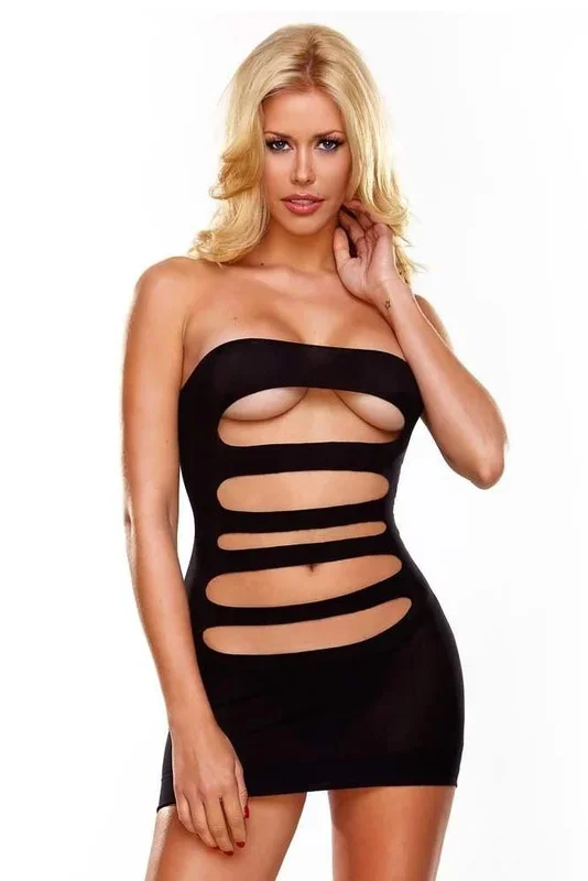 Shredded Mini Dress in OS