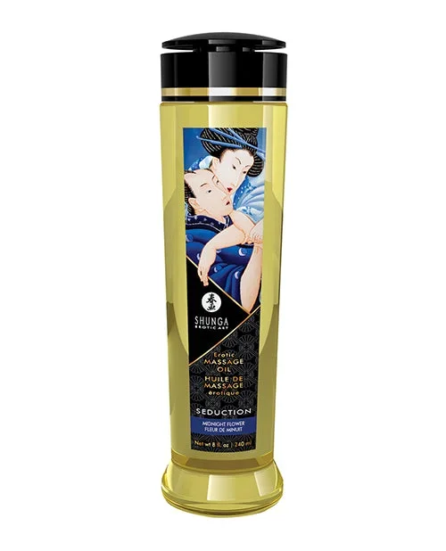 Shunga Massage Oil – 8 oz Midnight Flower