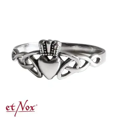 Silberring ‘Keltischer Claddagh‘