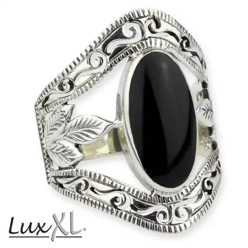 Silberring mit Onyx