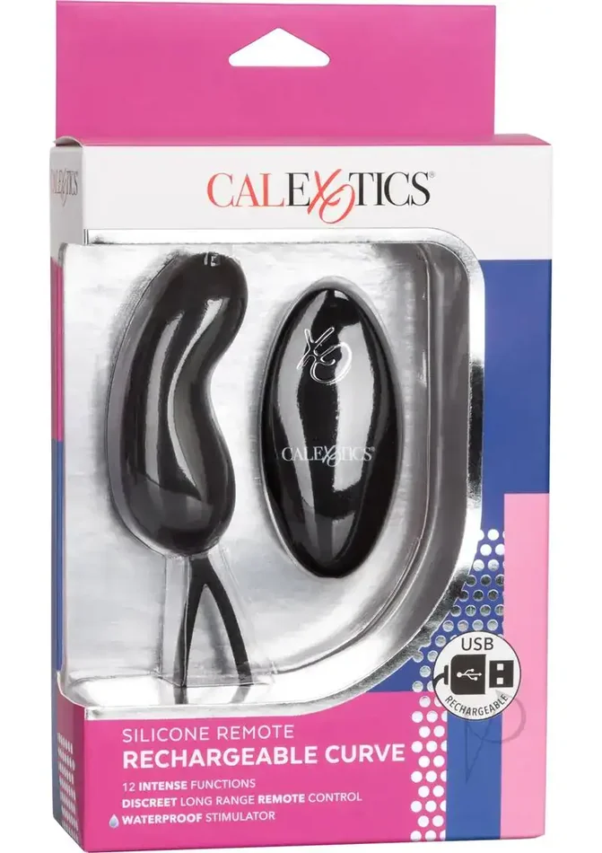 Silicone Remote Rechargeable Curve Bullet