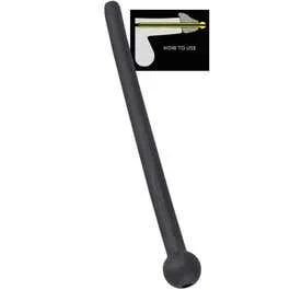 Silikon Penis-Plug Piss Play 7 – 13 mm schwarz