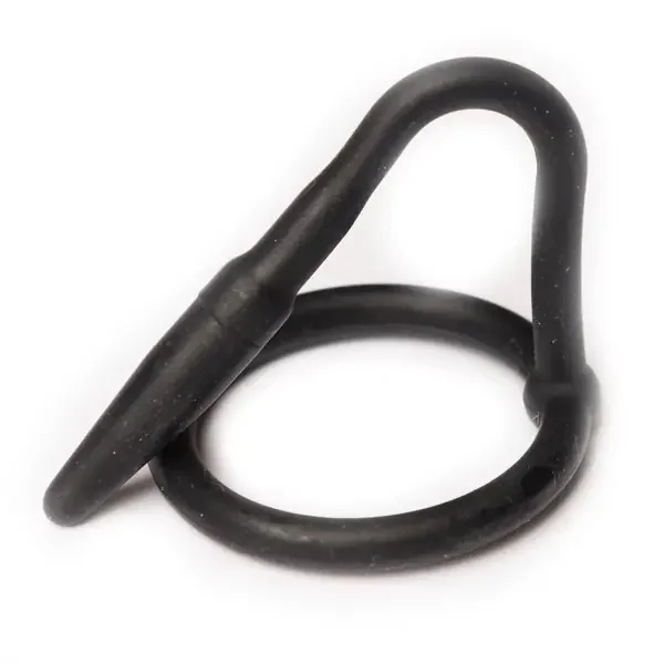 Silikon Penisring mit Harnröhrenplug