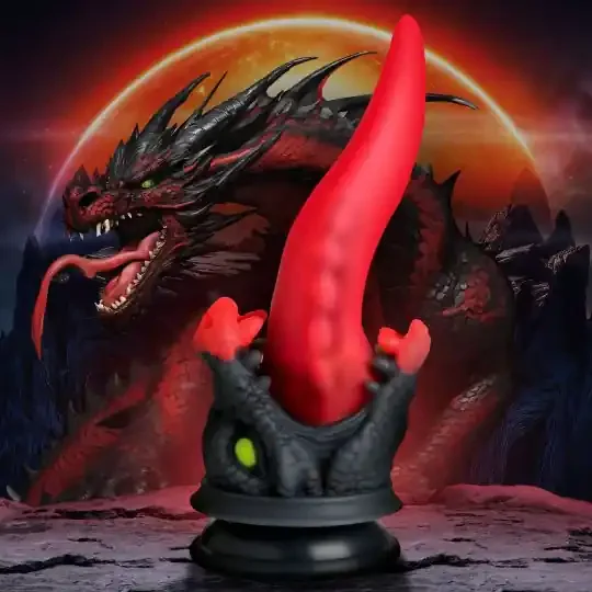 Silikondildo ‘Drachenschrei‘