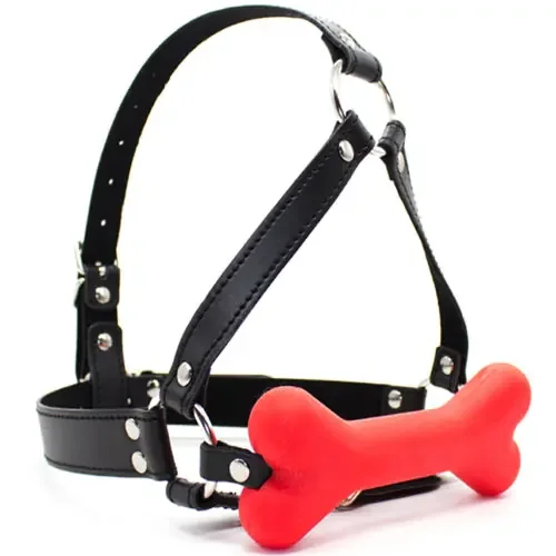 Silikonknebelharness ‘Knochen‘