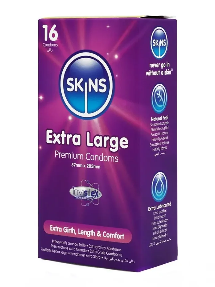 Skins Extra Large Kondome 16er-Pack