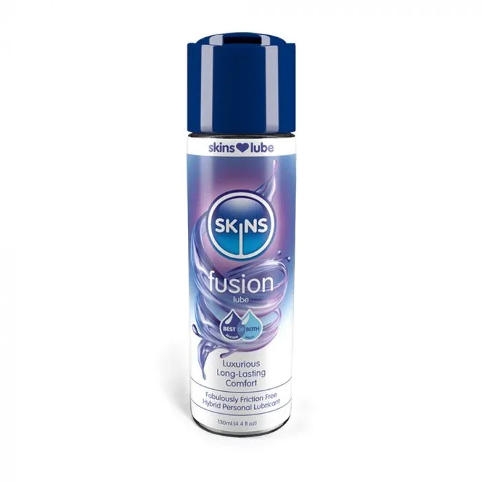 Skins Fusion Hybrid Silicone & Water Based Lubricant – 4.4 oz