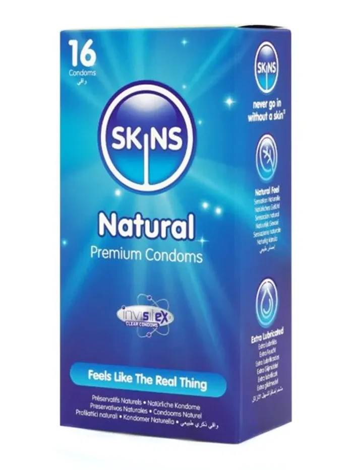 Skins Natural Kondome 16er-Pack