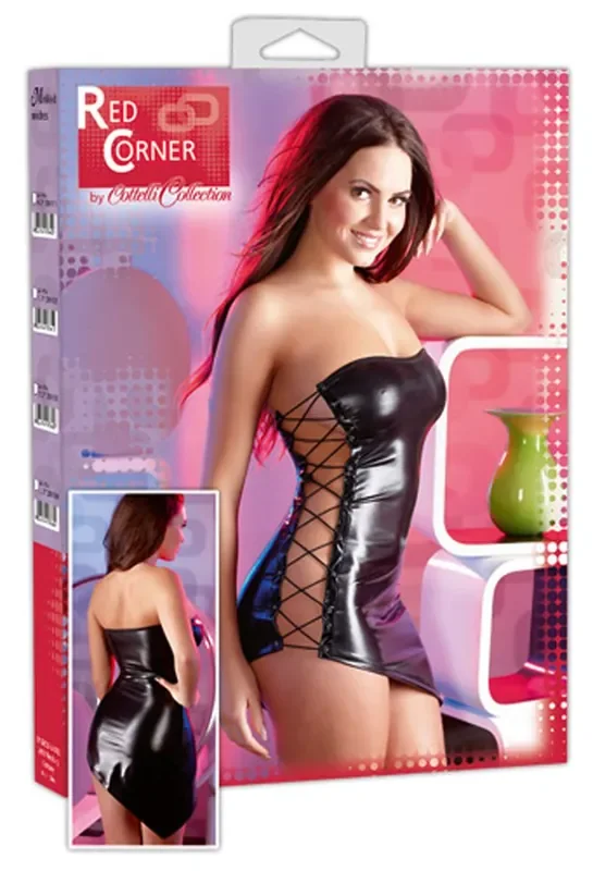 Slim Cut Trägerloses Minikleid