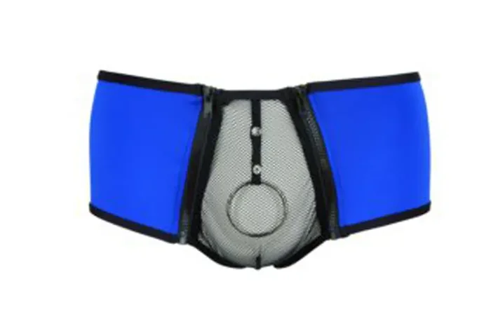 Slip für Herren mit Penisring in Blau
