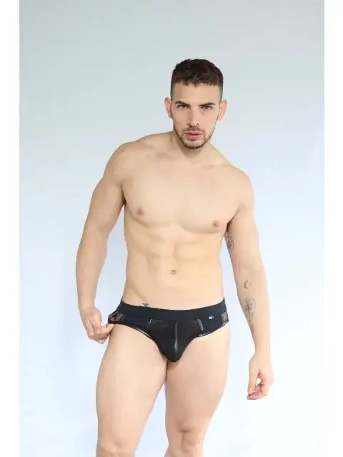 Slip mit Mesh-Details