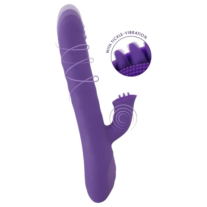 Smile Pearl – Perlender Stoßvibrator (Lila)
