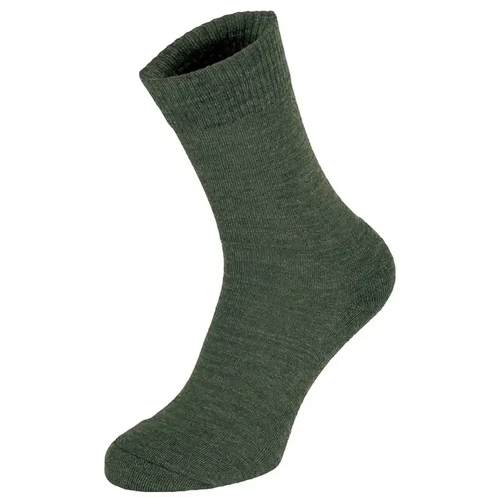 Socken oliv