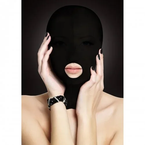 Spandex-Kopfhaube »Submission Mask« mit Mundöffnung, schwarz
