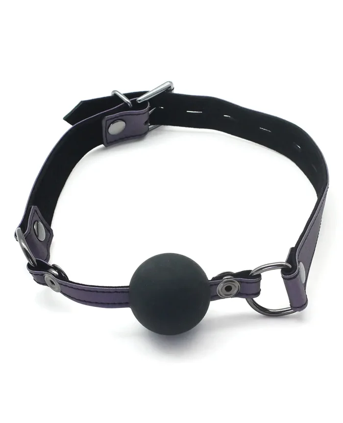 Spartacus Galaxy Legend Silicone Ball Gag – Purple