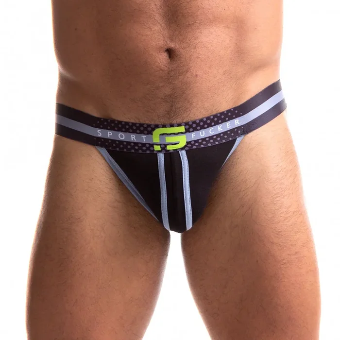 Sport Fucker Jersey Jock Black Md