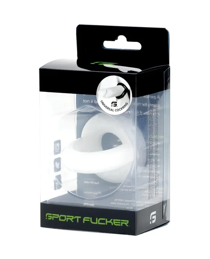 Sport Fucker Original Cockring – White
