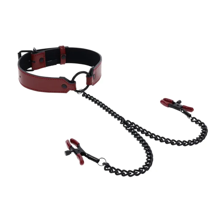 Sportsheets – Saffron Collar with Nipple Clamps