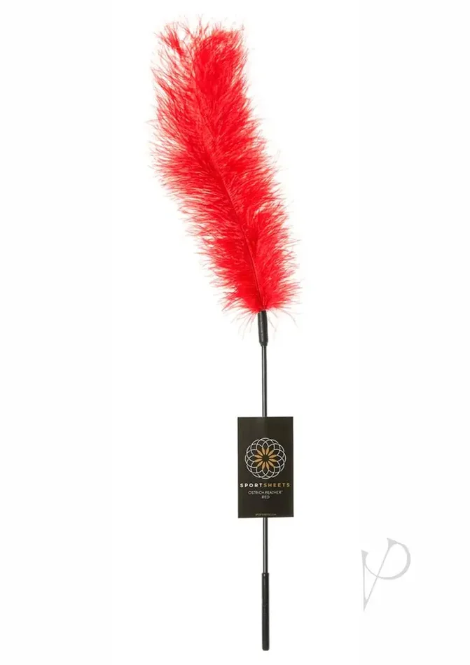 Sportsheets Body Tickler Ostrich Feather – Red