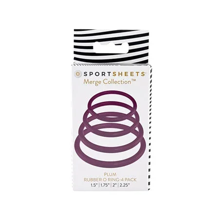 Sportsheets O Ring 4 Pack – Plum