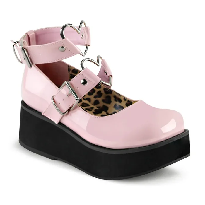 Sprite-02 (High Heel Größe 12 – Gr. 42, High Heel Farbe Baby Pink Lackleder)