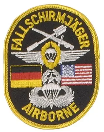 Stoffabzeichen ‘Deutsch – Amerikanische Fallschirmjäger – Airborne‘