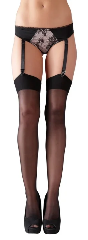 Straps-Strümpfe mit schlichtem Abschluss Cottelli LEGWEAR