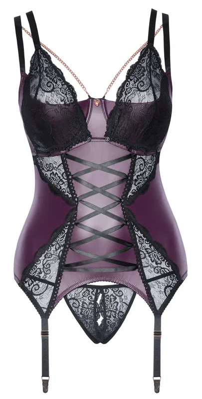 Strapshemd inklusive Ouvert-String Cottelli CURVES