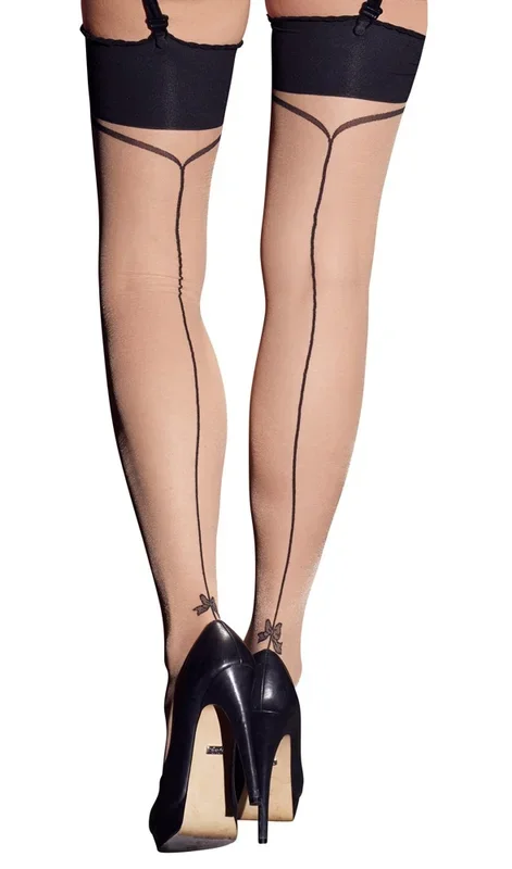Strapsstrümpfe mit Naht Cottelli LEGWEAR