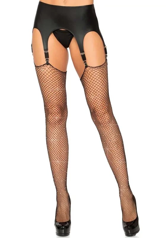 Strapsstrümpfe mit Strass