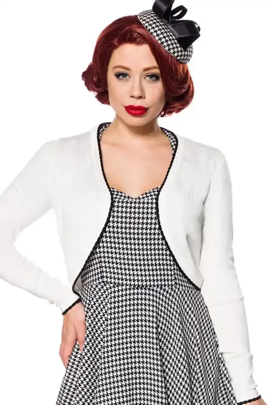 Strickjacke weiß