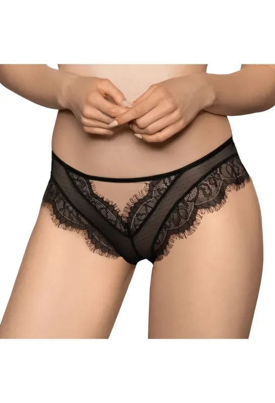 String mit Spitzenrüschen (Grösse XL)
