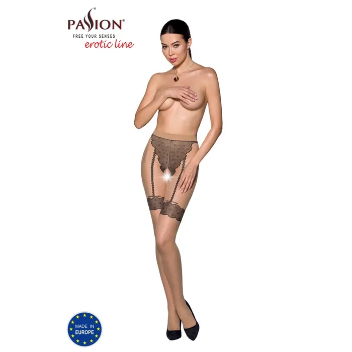 Strumpfhose ouvert – beige