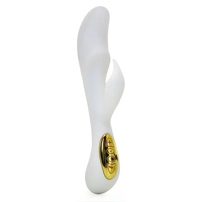 Sumo Sound Responsive Silicone Rabbit Vibe in White
