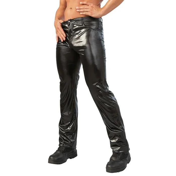 SvenO Wet Jeans schwarz