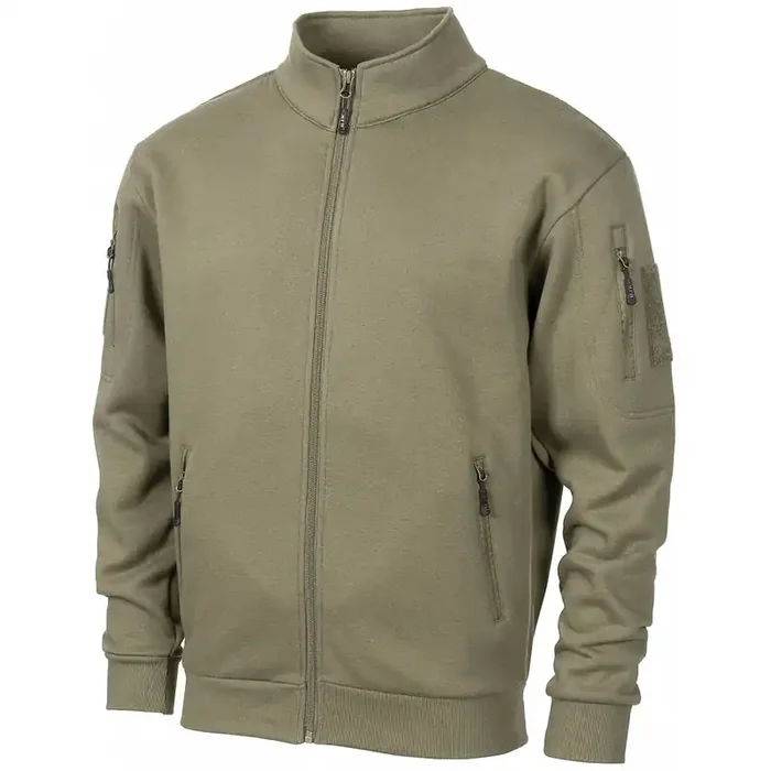 Sweatjacke ‘Tactical‘ oliv