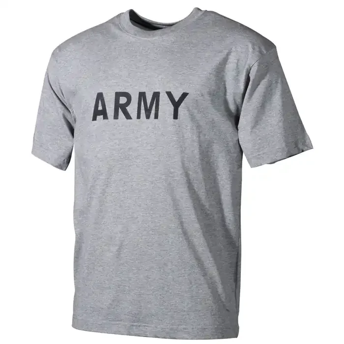 T-Shirt bedruckt ‘Army‘ grau