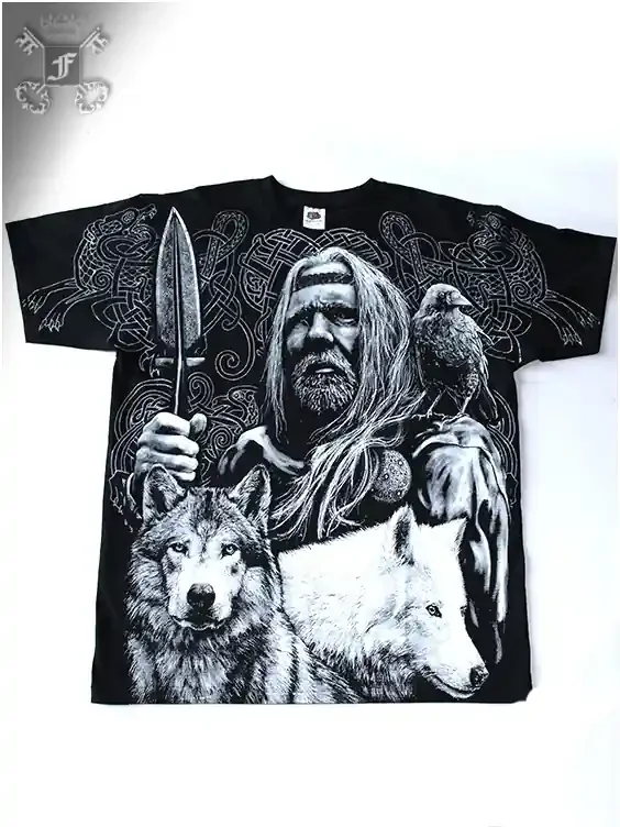 T-Shirt mit Vinkinger-Print