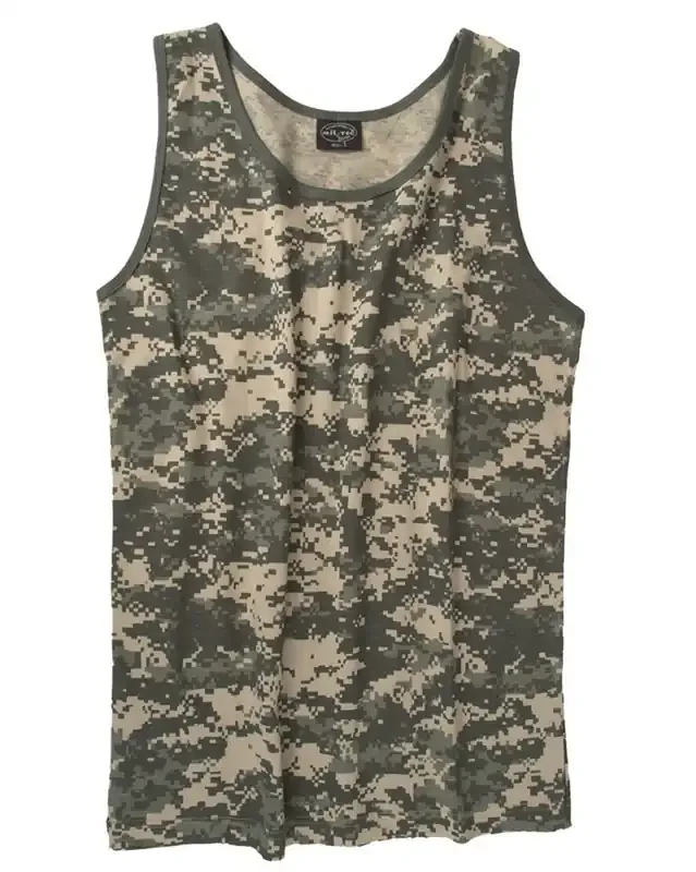 Tank Top in Tarnmuster – 2 Stück