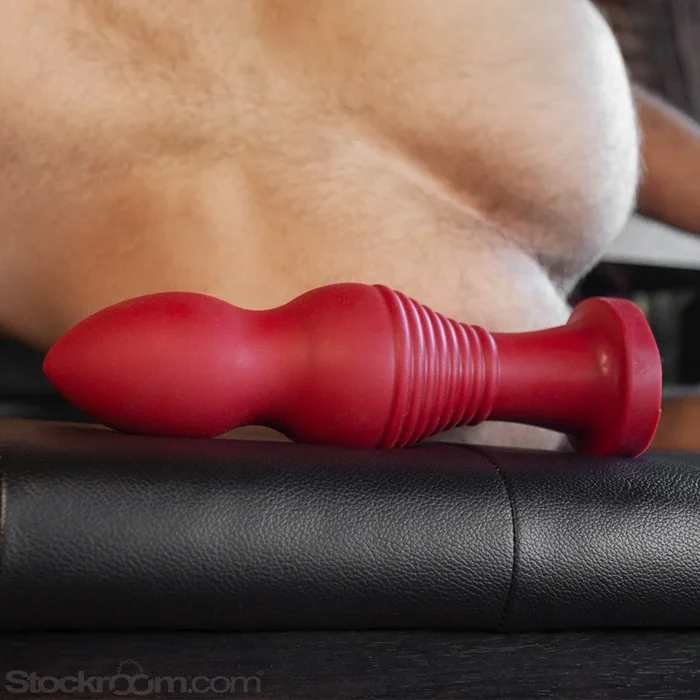 Tantus Piggy XL Silicone Dildo, Red