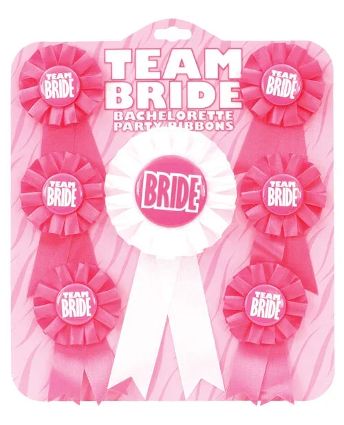 Team Bride Ribbons – Pack of 7