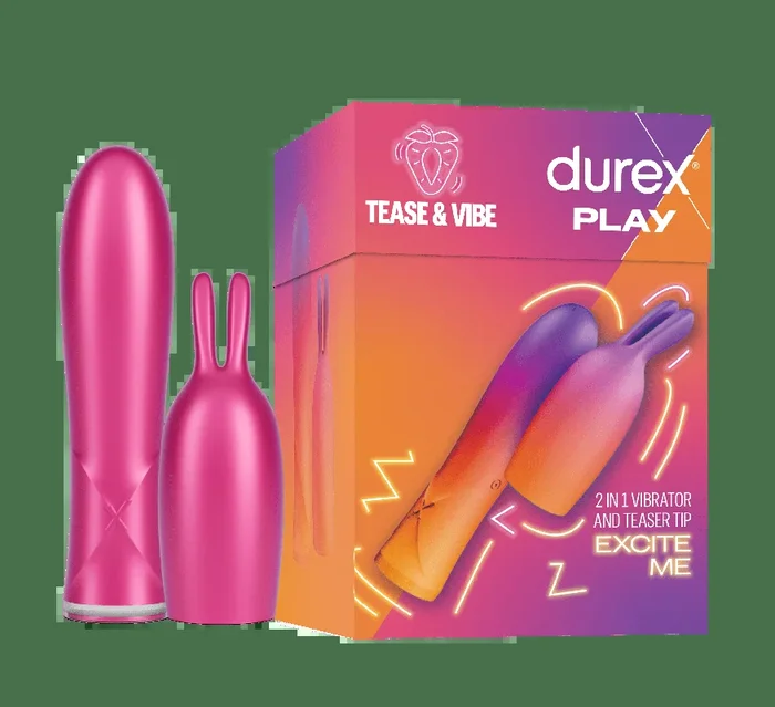 TEASE & VIBE – 2 in 1 Vibrator and Teaser Tip