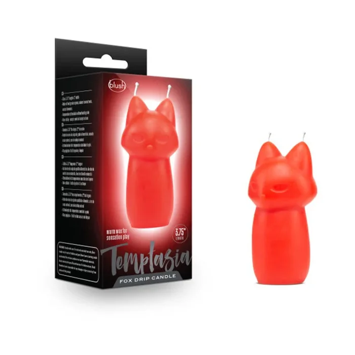 Temptasia Fox Candle Red