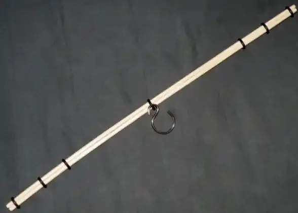 Thai Stick Single mit Haken – gummiüberzogen – 5mm