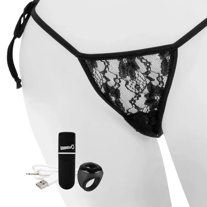 The Screaming O – Charged Remote Control Panty Vibe Black