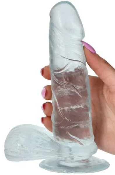 TOYZ4LOVERS Jelly Dildo Real Rapture durchsichtig 17cm