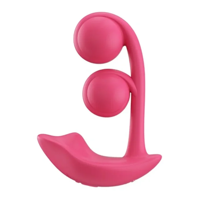 Tragbarer Vibrator mit Perlen HoneyPlayBox – Melody, App Kompatibel, Rot